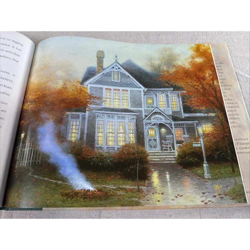 Thomas‎ Kinkade Simpler Times 1996 Hardcover Book Coffee Table Art Illustrator